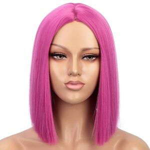 Vibrant Pink Women's Wig